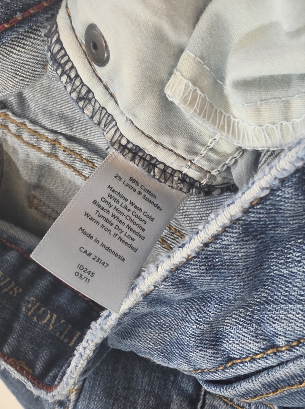 Talbots Heritage Straight Leg Jeans Womens 6P Blue Medium Wash Mid Rise Denim - Picture 3 of 6